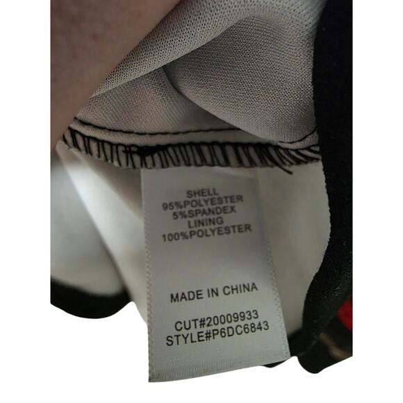 High Low Floral Dress Women's Size 2 Pink Red Black Roses Coquette WhimsyGoth - Picture 5 of 12